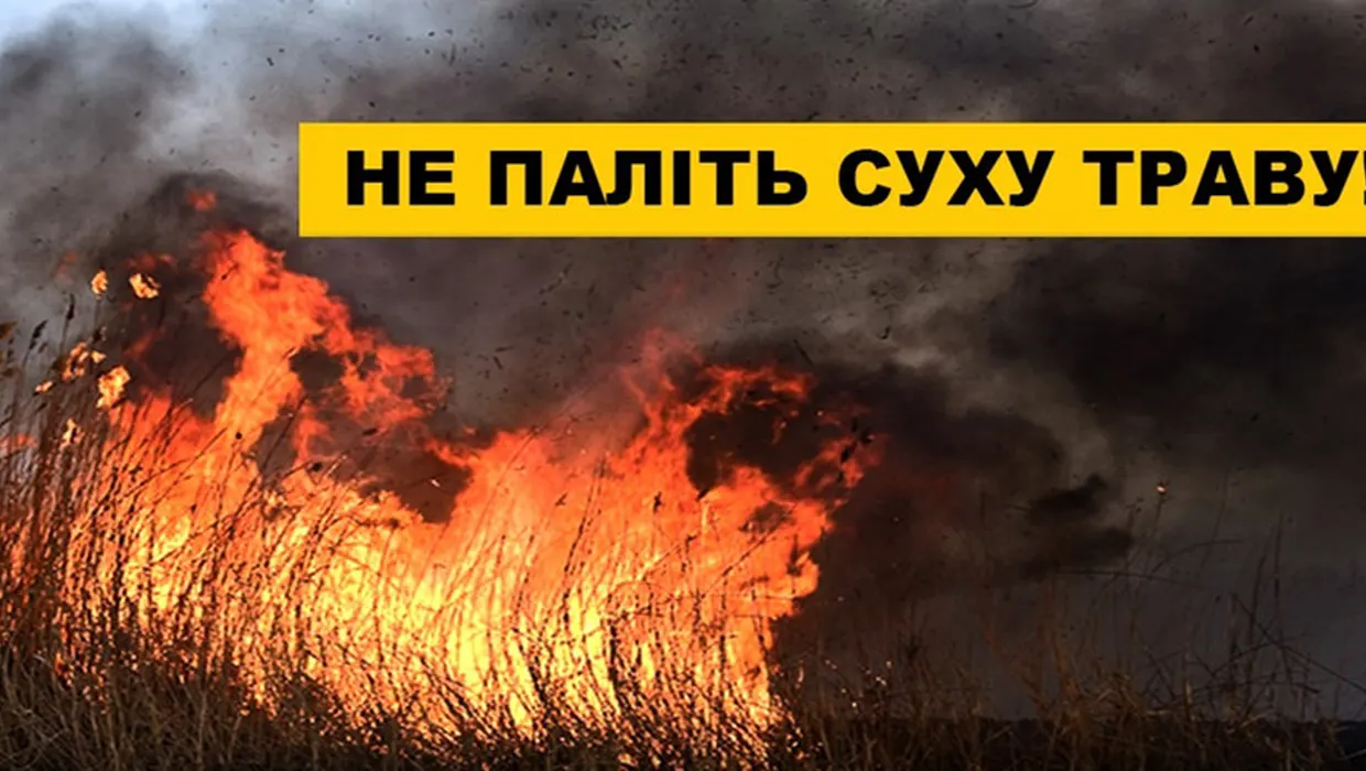 не паліть суху траву