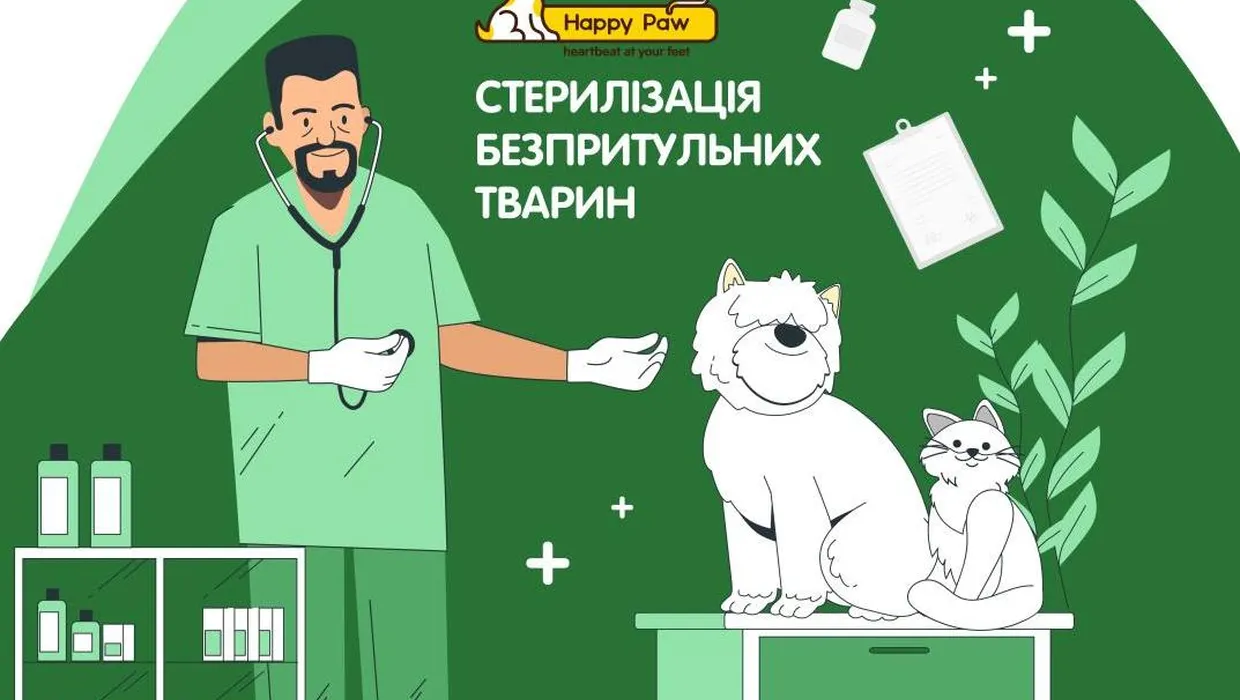 Стерилізація - зупиняє приріст безпритульних тварин Стерилізація - зупиняє приріст безпритульних тварин