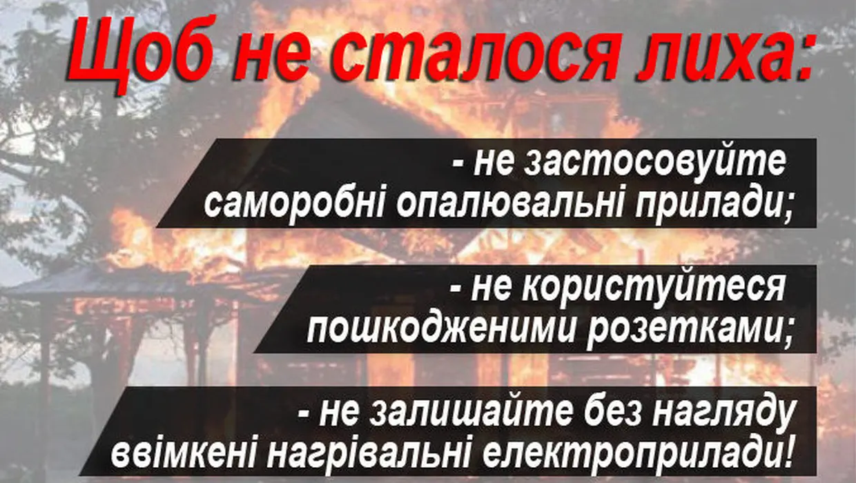 Правила користування електричними опалювальними приладами Правила користування електричними опалювальними приладами