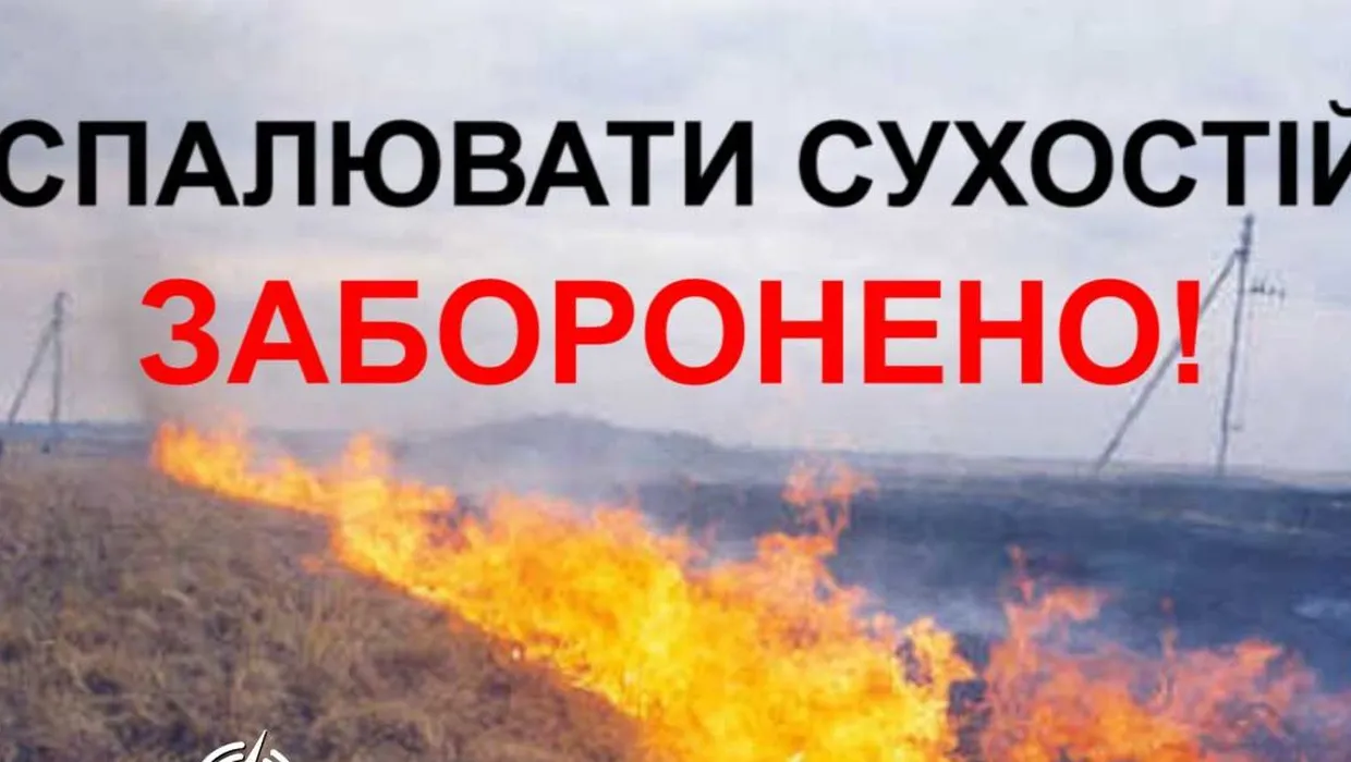 НЕ МОЖНА СПАЛЮВАТИ СУХОСТІЙ ПОБЛИЗУ ЕНЕРГЕТИЧНИХ ОБ’ЄКТІВ НЕ МОЖНА СПАЛЮВАТИ СУХОСТІЙ ПОБЛИЗУ ЕНЕРГЕТИЧНИХ ОБ’ЄКТІВ