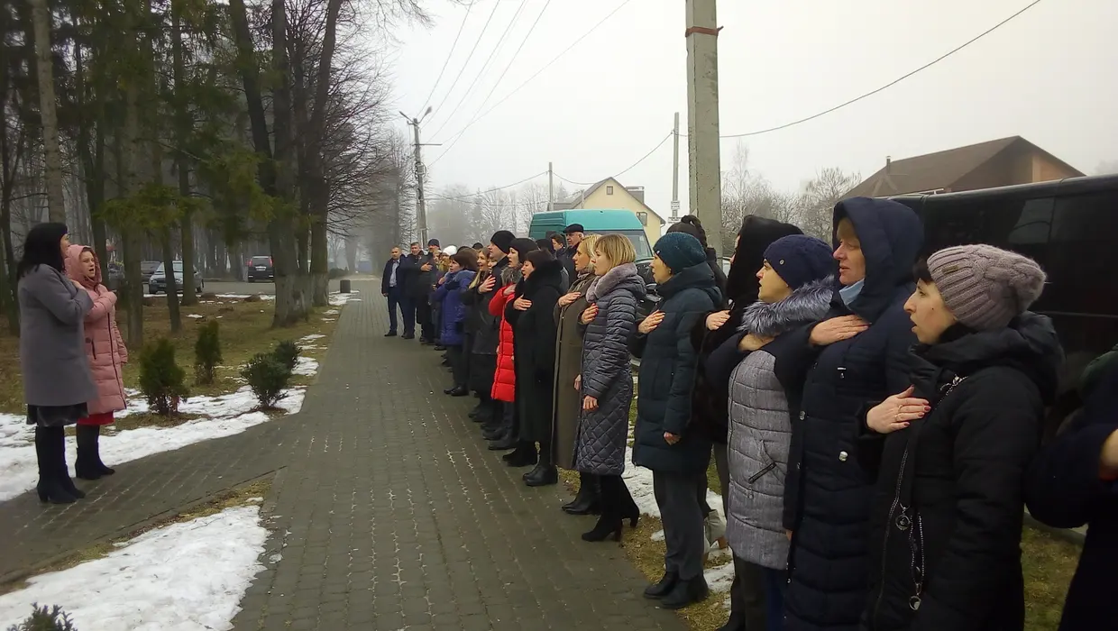 У Якушинецькій громаді урочисто підняли Державний прапор України