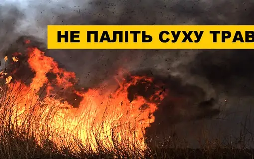 не паліть суху траву