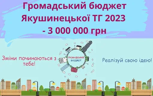 Триває подача проектів в рамках конкурсу «Громадський бюджет 2023»