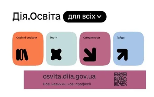 «Дія.Освіта» - безоплатні освітні продукти для всіх охочих