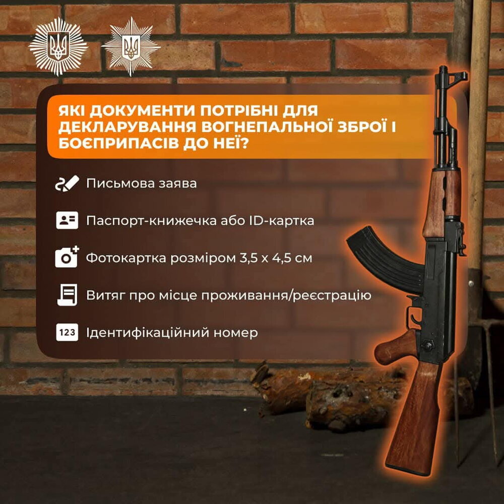 декларування зброї